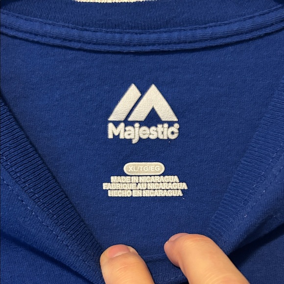 Majestic Royal Blue Tee - Picture 2 of 2